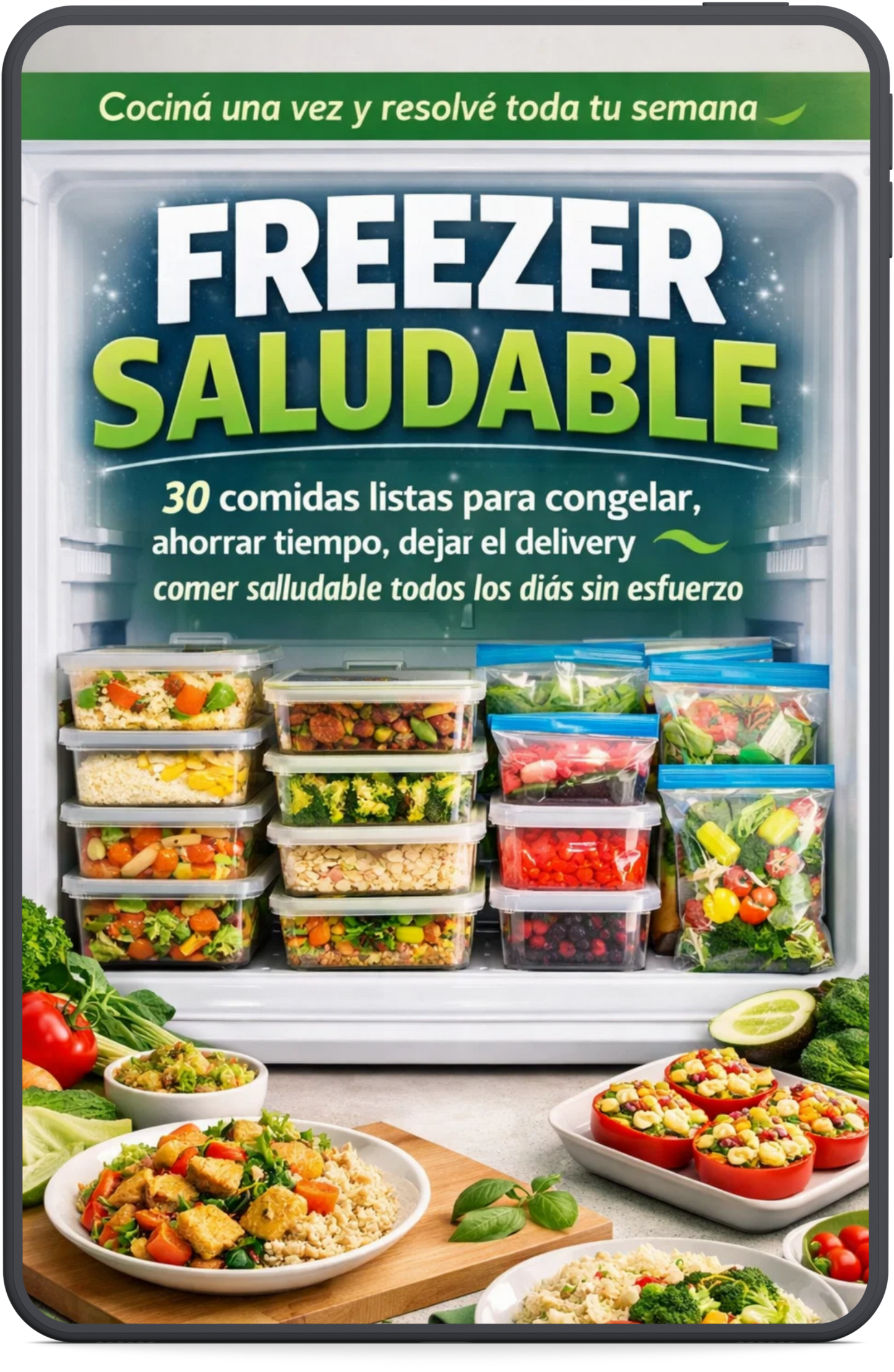 TU FREEZER SALUDABLE (RECETAS LISTAS PARA CONJELAR)