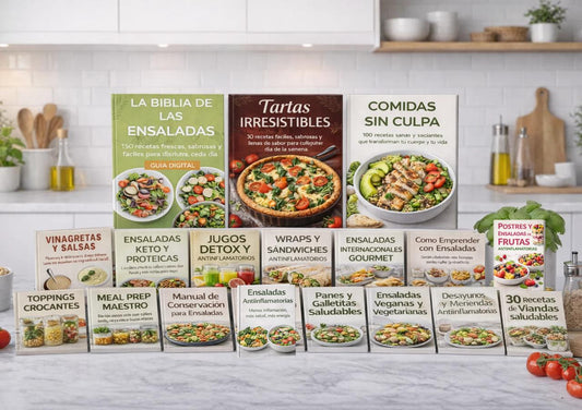 LA BIBLIA DE LAS ENSALADAS +17 GUIAS DE REGALO + 2X1 SORPRESA